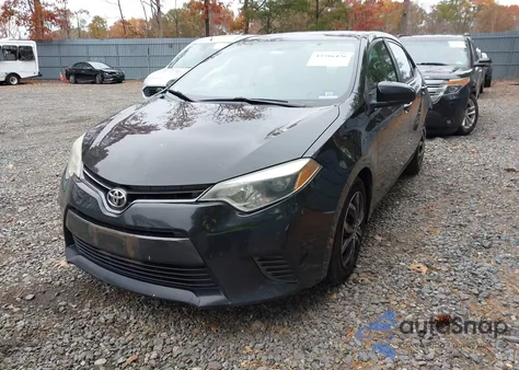 2015 Toyota Corolla Le из США, поврежденный, VIN 2T1BURHE4FC284491